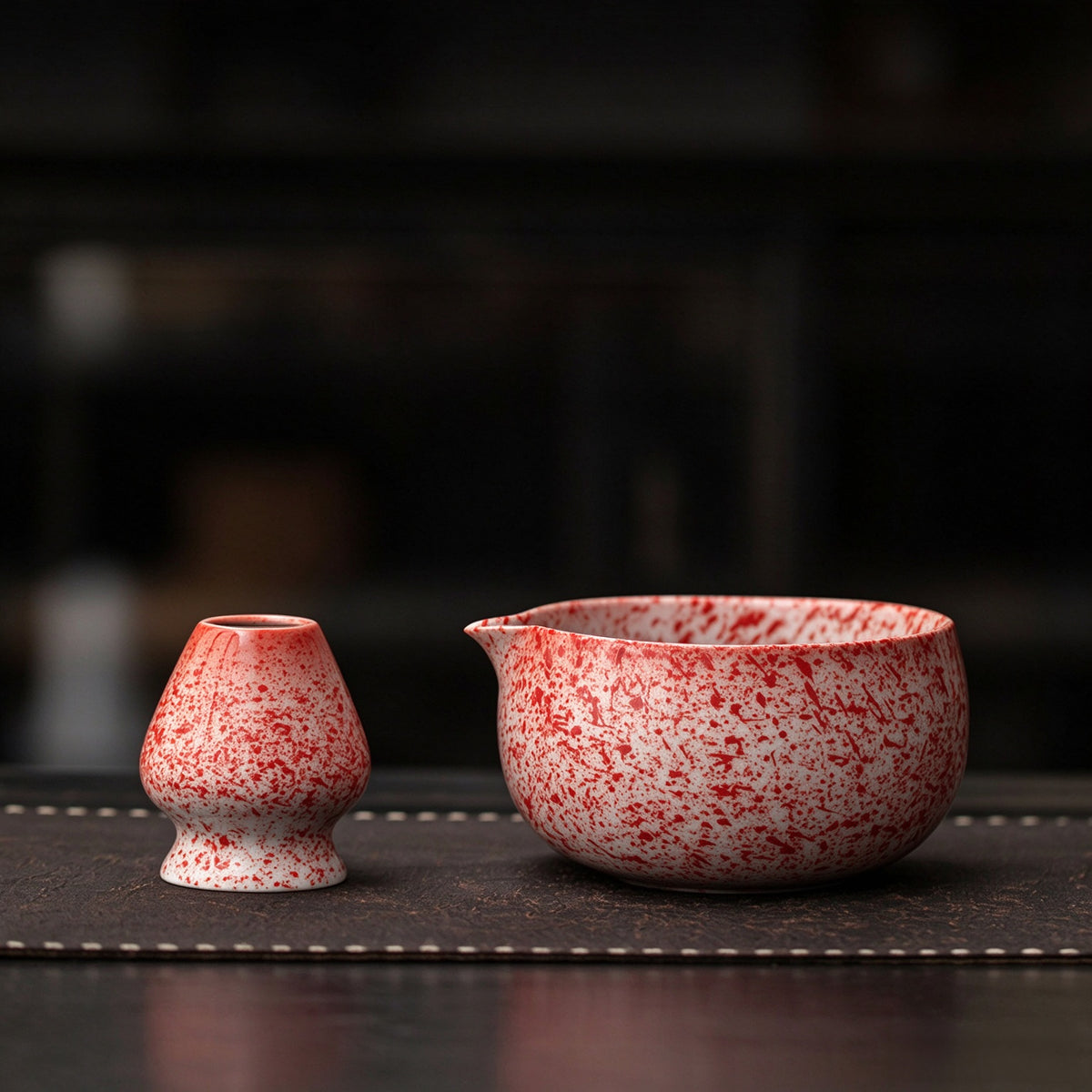 Crimson Matcha Set