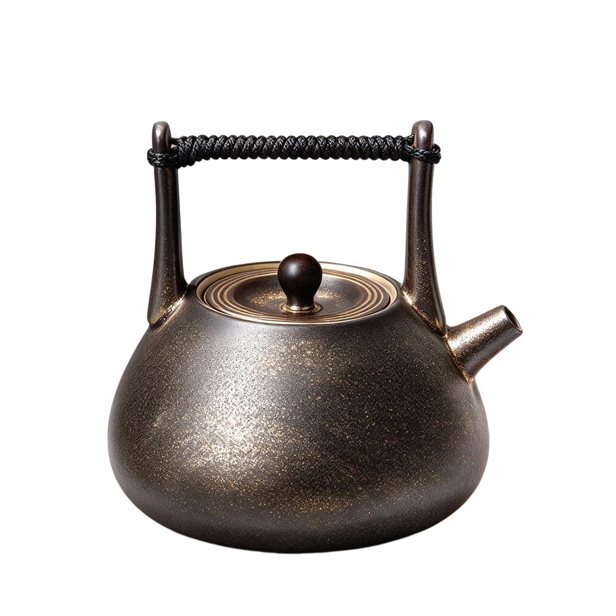 Handcrafted Dark Clay Tiliang Teapot