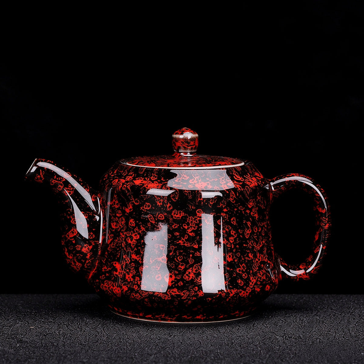 Fire Red Kiln Tea Set