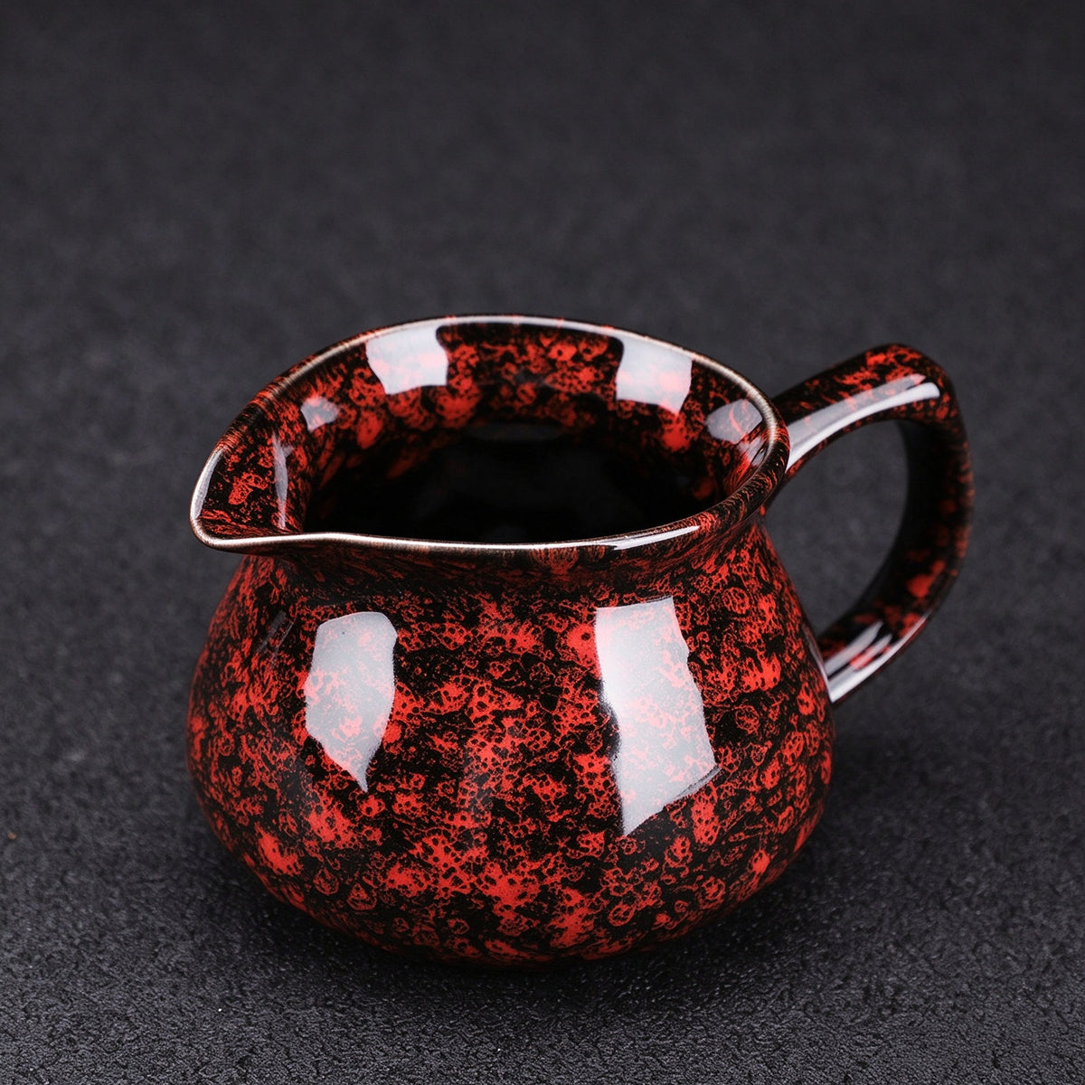 Fire Red Kiln Tea Set