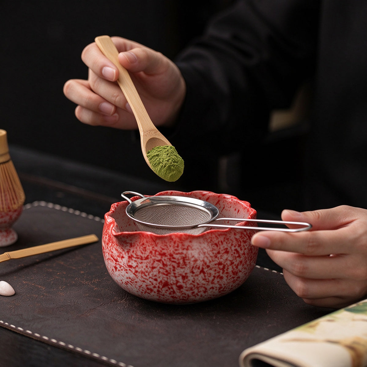 Crimson Matcha Set